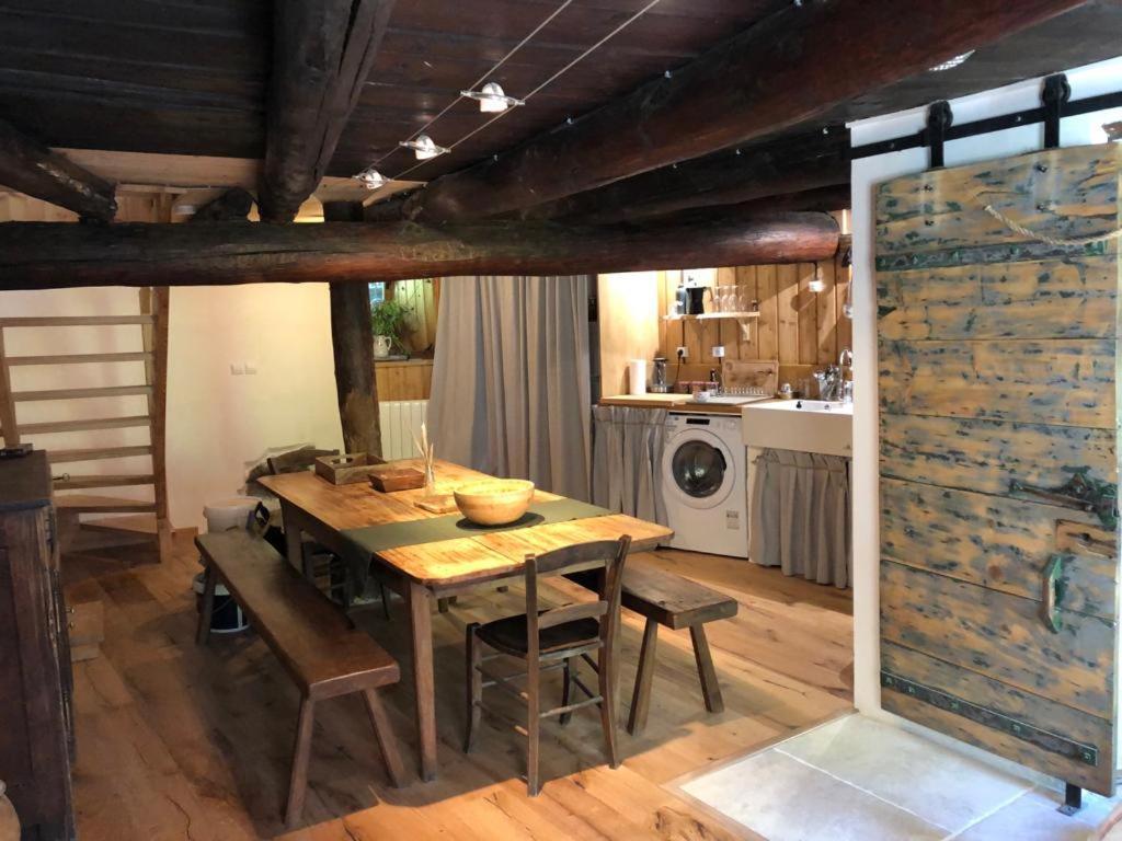 Mon Roc - Maison De Montagne Atypique Avec Vue La Grave Kültér fotó