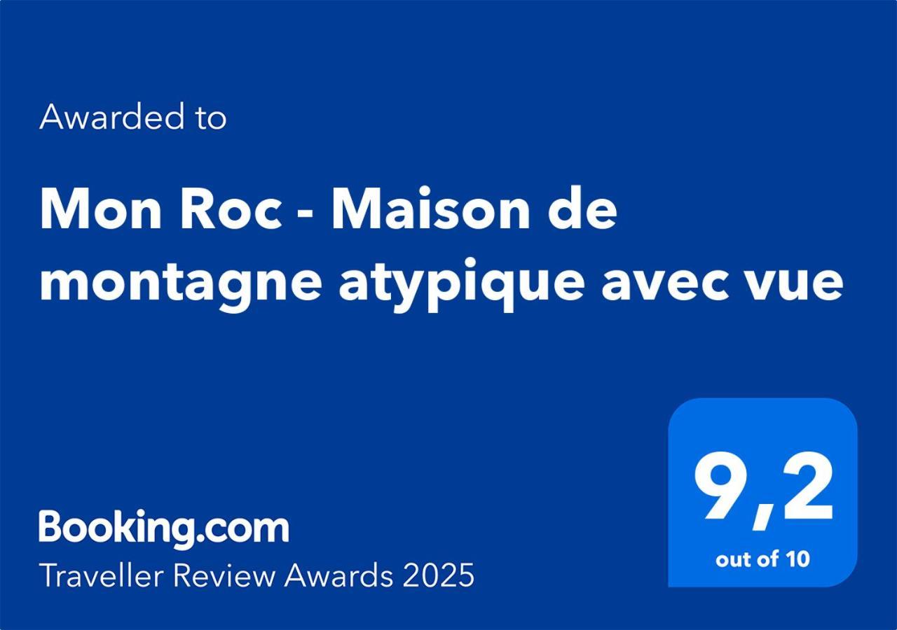 Mon Roc - Maison De Montagne Atypique Avec Vue La Grave Kültér fotó